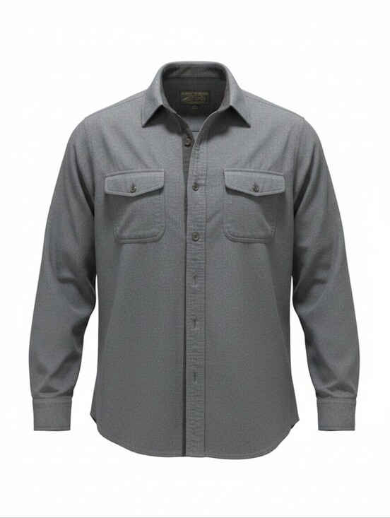 Grizzly Mountain Other - Grizzly Mountain Mens Long Sleeve Chamois Flannel Outdoor Rugged Button Up M